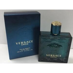 Versace Eros Eau de Toilette for Men 3.4 oz Spray Sealed Box